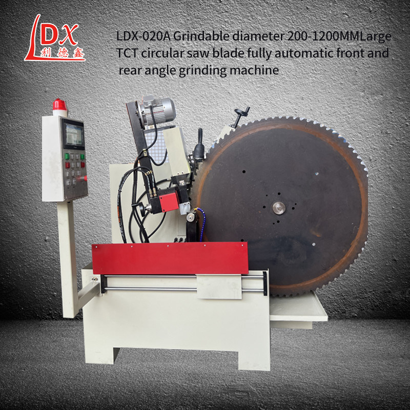 LDX-020A 200MM-1000MM Diameter TCT Circular Saw Blade Front And Rear Angle Gear Grinding Machine